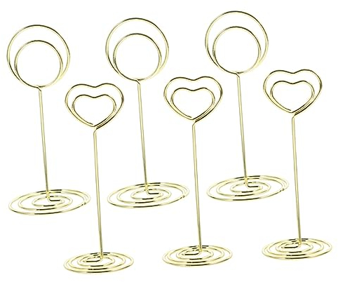 Tischkartenhalter Für Hochzeiten Tischnummernhalter Fotohalter Aus Metall