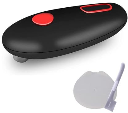 HAZARA Ouvre-boîte électrique pour personnes âgées, ouvre-boîte électrique One Touch, convient pour ouvrir des boîtes de différentes tailles pour les personnes âgées