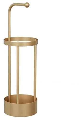 Folpus Schirmständer, Schirmständer aus Metall, moderner Schirmständerhalter mit Wasserauffangschale, Regenschirme Spazierstock-Organisation für Hotel, Garage, Haus, Büro, Stil A