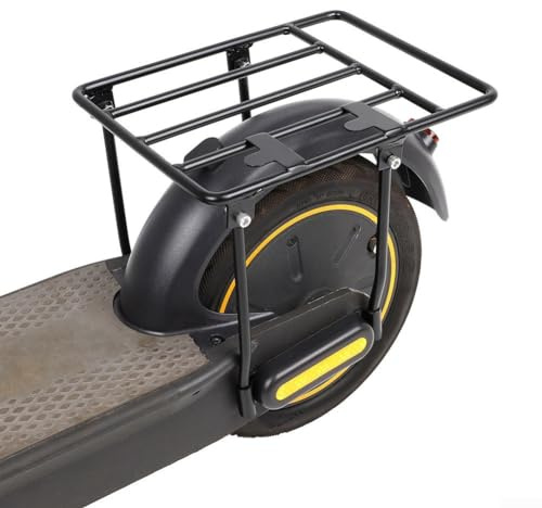 Roller-Heckträger, Elektroroller-Heckrahmen, E Scooter Gepäckträger, Elektro Scooter Verlängerung Rack, E-Scooter Heckgepäck-Aufbewahrungsregal für Ninebot Max G30 Faltbarer Gepäckträger