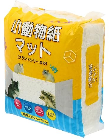 Yardwe Papier De Litière pour Hamster Sciure De Bois Copeaux De Litière pour Petit Animal De Compagnie Nid pour Chinchilla Cochon Dinde Faible Absorption De Poussière Confortable