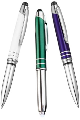 GRADENEVE 3stücke Kugelschreiber Mit Touch-funktion Leuchtende Stylus-stifte Für Smartphones Und Tablets Gehäuse Für Schreiben Im Dunkeln