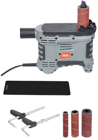 Levigatrice a Mandrino Oscillante Portatile, Levigatrici a Mandrino Oscillante per la Lavorazione del Legno, Velocità Variabile 1800-3200 Giri/Min 220V 650W