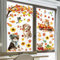 Hiseng Fensterbilder Erntedankfest, Fensterbilder Herbst Ahornblatt Vogel Sonnenblume Selbstklebend 9 Blatt Fensterdekoration Fensteraufkleber Doppelseitig Fensterdeko Aufkleber (Katze + Hund)