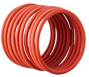 10 Stück/Los Rot VMQ-O-Ringe, 60 mm x 70 mm x 5 mm, 60 mm ID, 5 mm Drahtdurchmesser, Gu mmi Rund Dichtungsring
