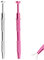 2 Pcs Piercing Ball Grabber, Piercing Ball Screw Holder Tool, Piercing Removal Tool, Grabber Pen Stainless Steel 4 Prongs Claw Tweezers for Jewelry Craft
