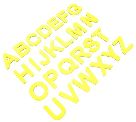 Kisangel 26stücke Großbuchstaben Magnet Für Kühlschrank Lehr Alphabet Brief Magnete Zum Dekorieren Und Lernen Für Junge Mädchen Stark Und Robust Sicher Anwendung