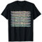 Rayure rétro arc-en-ciel pastel des années 70 et 80 T-Shirt