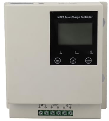 Contrôleur de Charge Solaire MPPT 12V/24V à Fonctionnement Automatique avec écran LCD, Protection de Circuit IP34, Dissipation Thermique, régulateur de Batterie pour Panneaux (12V24V20A)