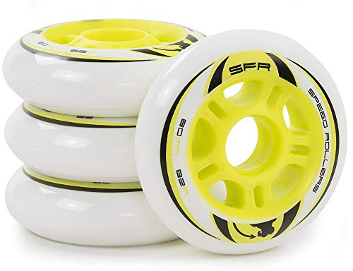 SFR Skates sfr500 Rollen, Unisex Erwachsene Einheitsgröße weiß