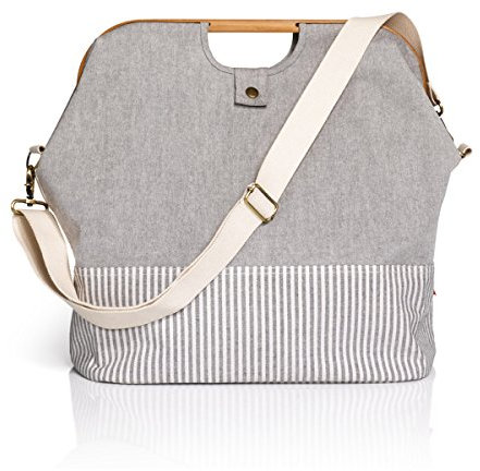 Prym Travel Bag, Bamboo, Grey, 40.5 x 25 x 45 cm