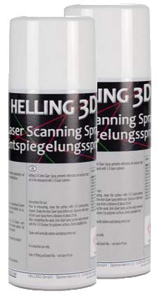 2x Helling Scanspray 3D Laserscanning Entspiegelungsspray anti glare Zahntechnik dental