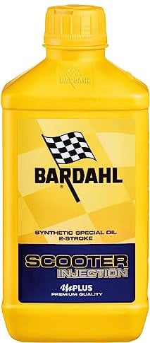 Bardahl - Olio Sintetico Scooter Injection per Moto, Formula Polar Plus, Maggiore Potenza e Protezione Anti Grippaggio, Compabilità con i Catalizzatori, Riduce gli Attriti, 1 Litro