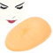 Tattoo Praxis Haut Kopf, Silikon üben Haut üben künstliche Haut, 5D Permanent Makeup Haut für Augenbrauen Eyeline Lips Training, Kopf Tattoo Training Tool