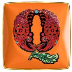 Versace Schale Quadra Alphabet 12 cm Buchstabe Q