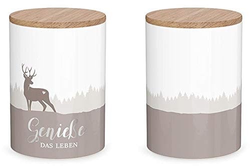 LaVida Vorratsdose für Dich Genieße das Leben (Hirsch)