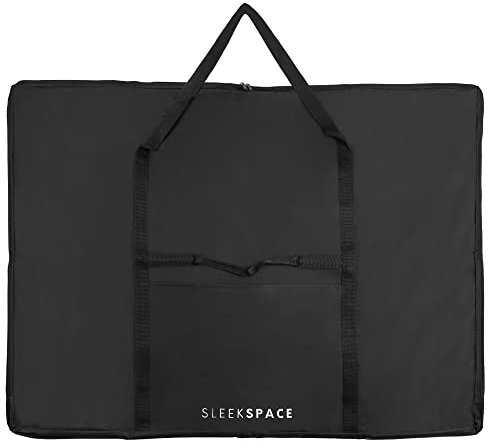 Sleek Space Art-Portfolio-Hülle. Soft Case Professionelles Portfolio mit Multi-Griffen für Artwork Lagerung, Präsentationsbuch Tragetasche (36x48 Zoll)