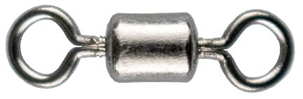 LMAB Wirbel zum Angeln, Tönnchenwirbel Swivel, extra stark, Karabiner Set, 5 Größen zum Raubfischangeln auf Hecht, Zander & Barsch, Größe S | 26 kg