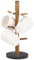 Buruis Mug Holder, Acacia Wood & Marble Base, 6 Hooks Kitchen Countertop Coffee Tea Cups Organizer