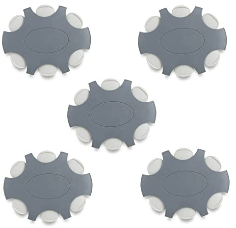 JB White 30 Stück ProWax Cerumenfilter für Hörgeräte von Oticon | & Bernafon, 5x Spender Disk mit 6 Werkzeugen und 6 Filtern, Wachschutz Filter, Hörgerät Zubehör -grau