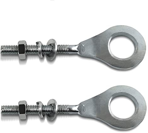 Wai Danie 2pcs 15mm 0.6inch Eje de la Cadena Ajustador Tensor para 50cc-125cc ATV Motocicleta Mini Bike Baja Z50R XR50R XR70R XR75 XR80R XR80 XR100