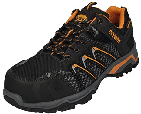 Dockers by Gerli Arbeitsschuhe Herren - Sprinter Low S3 Black, Größe:44 EU