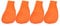 Dog Boots， 4 Pcs Dog's Paw Protectors Wear Resistant Dog Boots for Injured Paws Waterproof Dog Shoes for Dog Walking Outside (Small) The Size is 0.79n*2.76in*1.57in/2cm*7cm*4cm