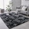 ROHATIM Hochflor Teppich Wohnzimmer Super weich Shaggy Teppich Flauschiger,Soft Area Rug Schlafzimmer Teppiche Super weich Fluffy Kindermatte(dunkelgrau,200 x 300 cm)