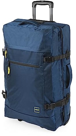 Jaslen - Maletas De Viaje Grande Material Ligero y Resistente, Trolley con Ruedas para Avion, Marino