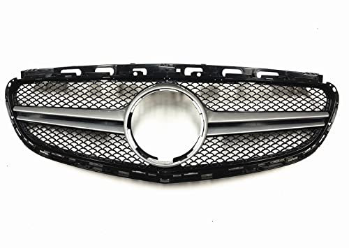 Front Grill Kühlergrill Für Mercedes Für Benz E-Klasse W212 2014–2016 Für AMG E200 E250 E300 Auto Obere Stoßstange Haube Mesh Body Kit Grid Grill Nieren Kühlergrill