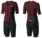 Lo.gas Herren Pro Trisuit Kurzarm Triathlonanzug für Rennen und Triathlon-Wettkämpfe -Triathlon-Anzug für Herren Rot Medium