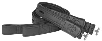 LeMieux Vector Close Contact Stirrup Leathers 70cm Black