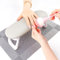Nail Arm Rest Cushion, Foldable PU Leather Nail Hand Rest for Nails Tech with PVC Table Mat, Professional Hand Rest for Acrylic Nails Nails Tech, Soft Nail Hand Pillow for Manicure Salon o Home Use