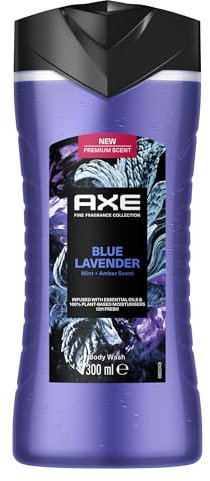 Axe Fine Fragrance Collection Gel douche Blue Lavender Premium Body Wash pour 12 h de fraîcheur longue durée donne un parfum spectaculaire sous la douche 300 ml