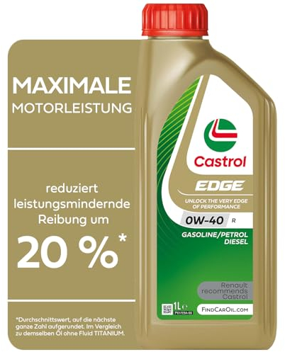 Castrol EDGE 0W-40 R Motoröl, 1L