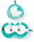 Puckator Reisekissen mit Relaxeazzz Maske - Moomin