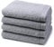 Möve - Superwuschel - 4 X Handtuch - im Set - Baumwolle (50 X 100cm Silver)