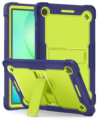 Vakarey Étui Housse pour Samsung Galaxy Tab A11+ Plus Enfant Antichoc Coque Tablette pour Samsung Tab A9 Plus 5G 11 Pouces,Bleu+Vert