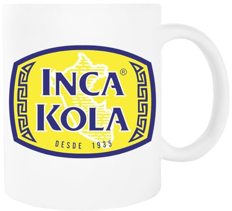 Peru Inka Cola Tazza Bianca Tazza Da Bere In Ceramica