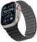 Bisikor Kompatibel mit Apple Watch Armband 49 46 45 44 42 41 40 38mm Silikon Double Sided Wearable Magnetes Ersatzband für iWatch SE Ultra 2 Series 10 9 8 7 6 5 4 3 (42/44/45/46/49, Schwarz/Grau)