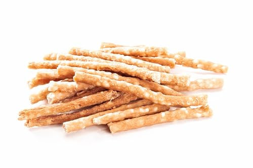 123... Hund dabei! - Hähnchen-Reis-Stickies 500g - hoher Fleischanteil - Kaustange mit Hähnchen - Hundesnack - Kaustangen für Hunde - Kaurollen für Hunde - (Hähnchen-Reis 500g)