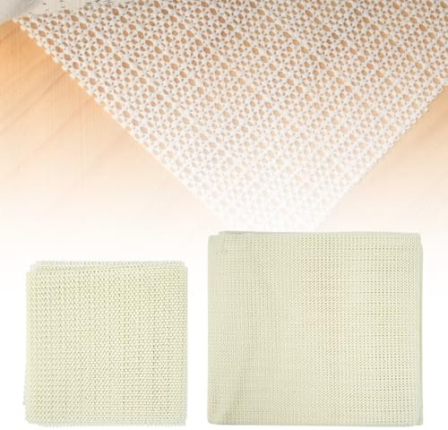 Antirutschmatte für Teppich Anti Rutsch Teppichunterlage 120x200CM Und Teppich Rutsch Stop 50x50CM Antirutschmatte Bett Antirutschmatte Ladungssicherung für Teppiche Laken Kissen