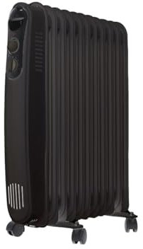Radiador de aceite 11 elementos, 2500W, eficiente para calefacción en espacios medianos y grandes, ideal para invierno.