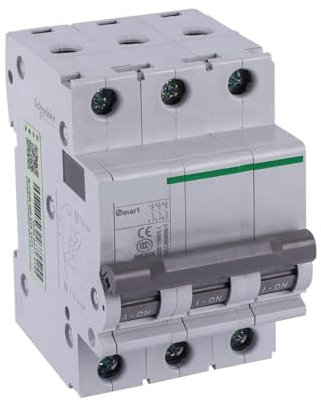 OSMC32N-D25A/3P OSMC32N3D25 Disjoncteur miniature OSMC32N, 3P, courbe D, 25A, 400V, Icn=6kA, M5