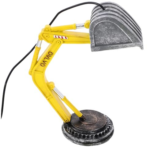 Angoily Bagger Tischlampe Für Kinderzimmer Kreative Schreibtischlampe Im Industriellen Design Für Schlafzimmer Und Arbeitszimmer Led Leselampe Mit Einzigartigem Digger-style