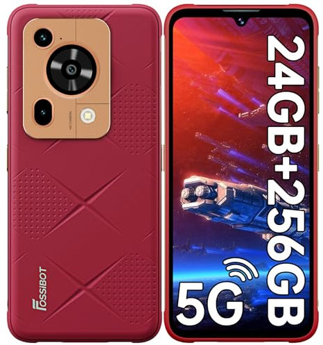 FOSSIBOT F112 PRO (2025) Rugged Phone Unlocked 5G - 24GB RAM+256GB/1TB ROM Cell Phone, 6.88''Display, 7150mAh Battery Smartphone, 50MP Camera, Android 14 Dual SIM Phones, IP68/IP69K/NFC/GPS/T-Mobile