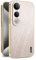 ILING Funda para Vivo V50 Lite 5G/4G, Diseño Elegante de Metal Cepillado, Premium Acabado de Cuero Carcasa, Ultradelgado Suave Silicona TPU Bumper Antigolpes Cubierta (Oro)