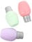 WRITWAA 3Pcs Nail Polish Remover Dispenser Bottles Leak Pump for Easy Liquid Dispensing Wide Mouth Nail Color Cleaning Containers for Manicure and Cosmetic Liquid Storage