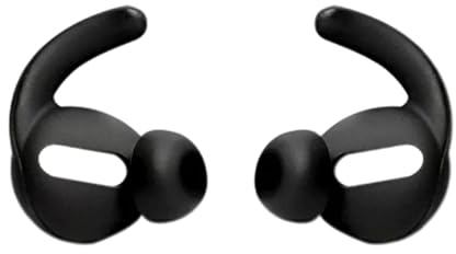 Silikon Ohrstöpsel Ohrbügel rutschfeste für Kopfhörer kompatibel mit Xiaomi Redmi Buds 5/6, Airpods, Huawei Freebuds 3/4 | Für Laufen, Joggen, Radfahren, Fitnessstudio, Sport