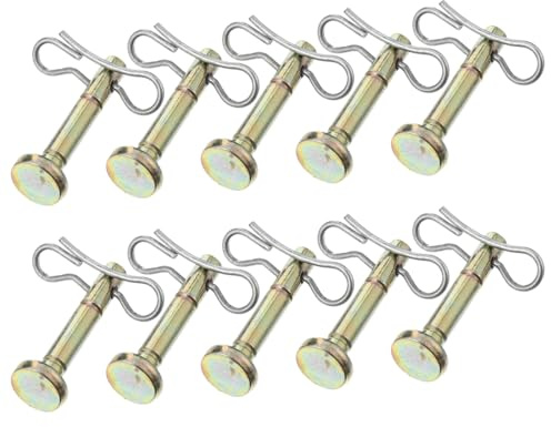 WRITWAA Scherstifte Und Splinte Set Für 714-04040 Und 738-04124 10 Scherstifte 10 Splinte Metall Ersatzteile Für Schneefräse Schutz Vor EIS- Und Steinschäden Für Sicheren Betrieb